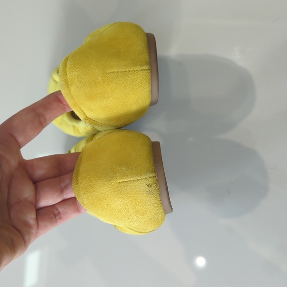 Nine West Yellow Suede Flats - Picture 6 of 11